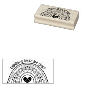 Tampons Encreurs Cute main tiré arc-en-ciel (Tamponné)