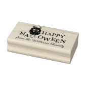 Tampons Encreurs Cute Monster Happy Halloween Ajouter un nom (Tampon)