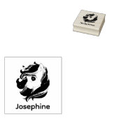 Tampons Encreurs Cute Nom propre Unicorn Personnalisé (Tamponné)