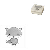 Tampons Encreurs Cute Petit Fox ferme animal (Tamponné)
