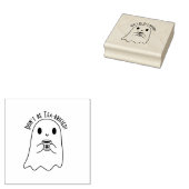 Tampons Encreurs Cute Smiling Ghost & japonais Tea Kanji (Tamponné)