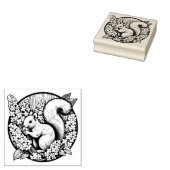 Tampons Encreurs Cute Squirrel Art Nature Amateurs d'écureuils flor (Tamponné)
