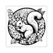 Tampons Encreurs Cute Squirrel Art Nature Amateurs d'écureuils flor (Impression)