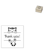 Tampons Encreurs Cute Tabby Chat Pékin Merci 1x1 (Tamponné)