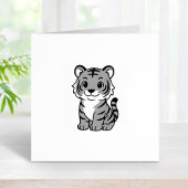 Tampons Encreurs Cute Tiger Cub 1x1