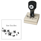 Tampons Encreurs Cute Virginia Creeper Feuilles Ajouter votre texte (Tamponné)