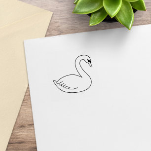 Tampons Encreurs Cygne blanc 1x1