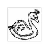 Tampons Encreurs Cygne dans la couronne (Impression)