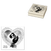 Tampons Encreurs Cygne noir et cygne blanc (Tamponné)