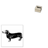 Tampons Encreurs Dachshund en caoutchouc (Tamponné)