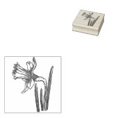 Tampons Encreurs Daffodil Flower  Rubber stamp (Tamponné)