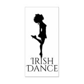 Tampons Encreurs Danse Irlandaise Danseuse Danser Danser Black Whit (Impression)