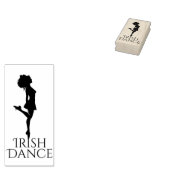 Tampons Encreurs Danse Irlandaise Danseuse Danser Danser Black Whit (Tamponné)