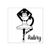 Tampons Encreurs Danseuse de ballet singe (Impression)