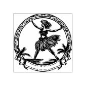 Tampons Encreurs Danseuse hawaïenne en caoutchouc (Impression)