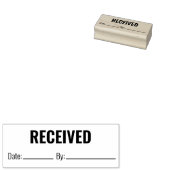 Tampons Encreurs Date de réception par Modèle de texte professionne (Tamponné)