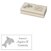 Tampons Encreurs Dauphin de saut de dessin (Tamponné)