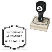 Tampons Encreurs De la bibliothèque de cadre élégant (Tamponné)