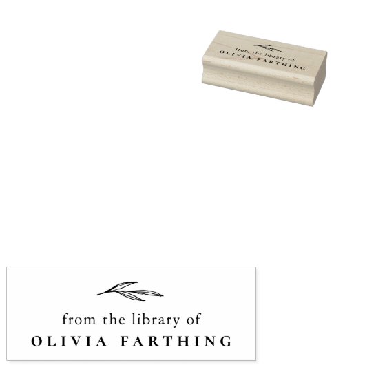 Tampons Encreurs De La Bibliothèque De | Librairies Ex simples pers (Tamponné)