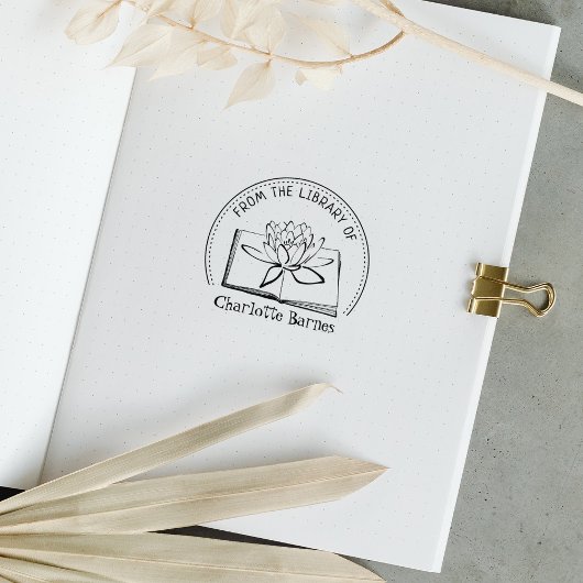 Tampons Encreurs De la bibliothèque de, Lotus Book