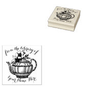 Tampons Encreurs De la Bibliothèque de Teapot Timbre en caoutchouc  (Tamponné)