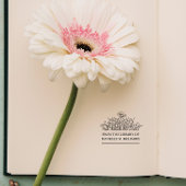 TAMPONS ENCREURS DE LA BIBLIOTHÈQUE DE VOTRE NOM FLEURS DES CHAMPS 