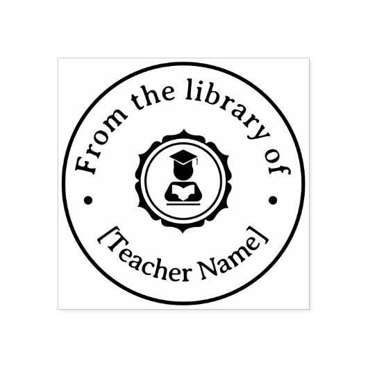 Tampons Encreurs De la bibliothèque d'Ex Libris professeur de fin d (Impression)