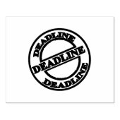 Tampons Encreurs DEADLINE Attention Tasks Document Seal Workflows  (Impression)