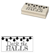 Tampons Encreurs Deck the Halls Ornements de Noël (Tamponné)