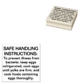 Tampons Encreurs Déclaration sur la manipulation sécuritaire des oe (Tamponné)