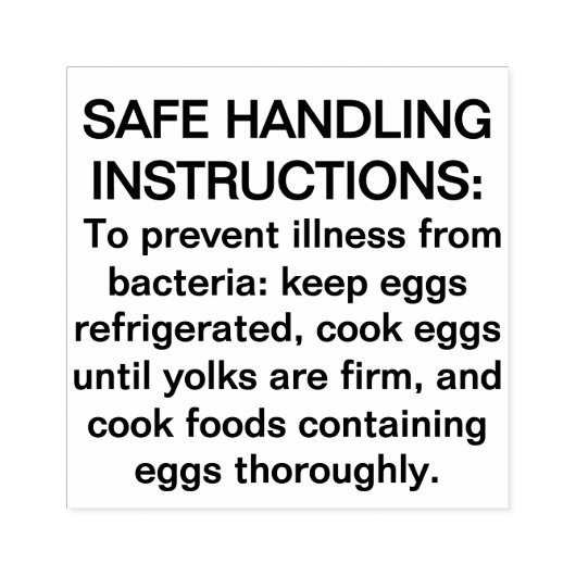 Tampons Encreurs Déclaration sur la manipulation sécuritaire des oe (Impression)