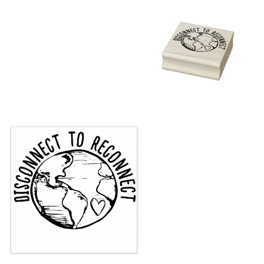 Tampons Encreurs Déconnectez-vous pour reconnecter l'amant de la na (Tamponné)