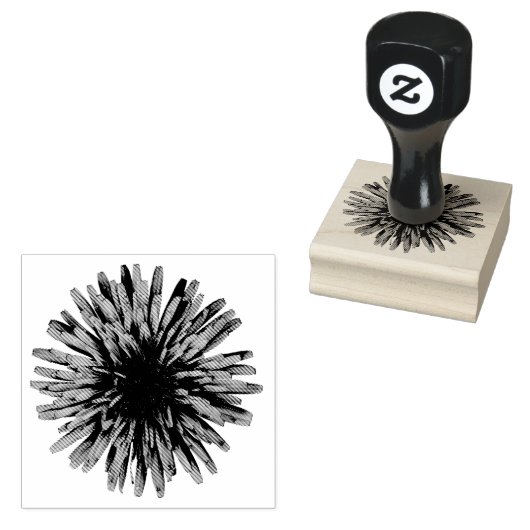 Tampons Encreurs Décor à Dandelion Graphique Fleur (Tamponné)