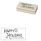 Tampons Encreurs Décor Personnalisé Joyeux Jours Fêtes en caoutchou (Tamponné)