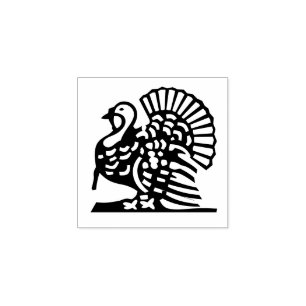 Tampons Encreurs Décor Thanksgiving Turquie Timbre en caoutchouc pe