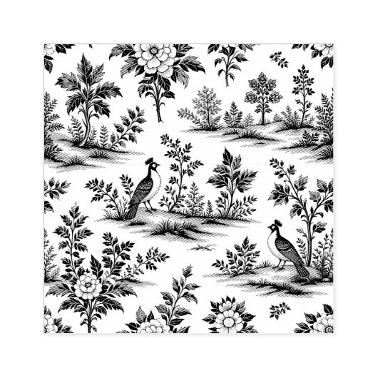 Tampons Encreurs Decorative French toile pattern (Impression)