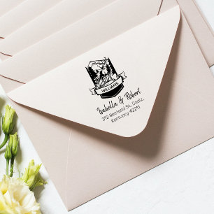 Tampons Encreurs Deer Mountain Forest Adresse de retour Famille