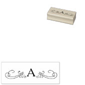 Tampons Encreurs Défiler pour Monogram Rubber Stamp (Tamponné)