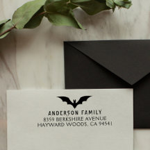 Déplaisant Bat Halloween Family Adresse de retour