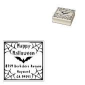 Tampons Encreurs Déplaisante Halloween Spider Web Bat Adresse de re (Tamponné)
