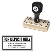 Tampons Encreurs Dépôt customisé de la société (Tamponné)