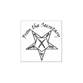 Tampons Encreurs Des timbres du secrétaire OES (Impression)