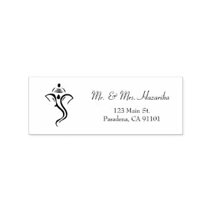 Tampons Encreurs Design Mariage moderne Red & Gold Vinayaka