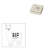 Tampons Encreurs Design moderne Sketchy Aztec Llama (Tamponné)