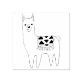 Tampons Encreurs Design moderne Sketchy Aztec Llama (Impression)