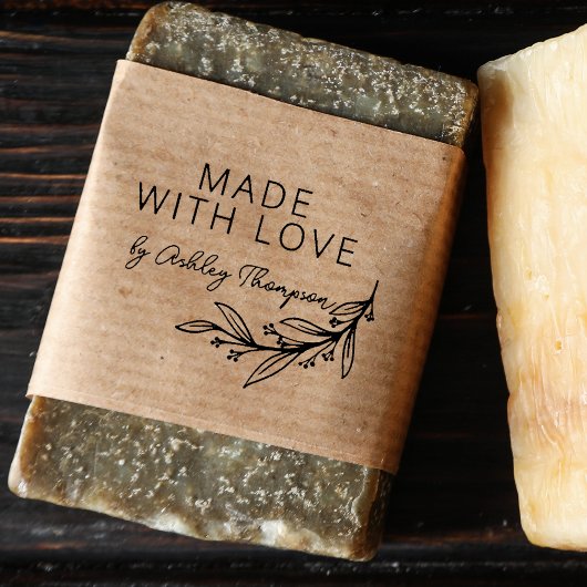 Tampons Encreurs Design Vert Personnalisé Fait À La Main Par