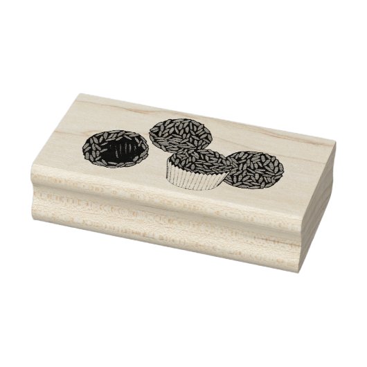 Tampons Encreurs Dessert de Brigadeiros brésilien de truffes de cho (Tampon)