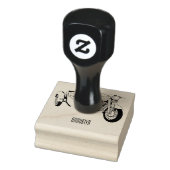 Tampons Encreurs dessin animé de la moto Sidecar (Tampon)