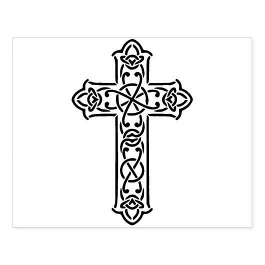 Tampons Encreurs Dessin croisé celtique | Celtique (Impression)