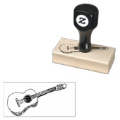 Tampons Encreurs Dessin de guitare (Tamponné)